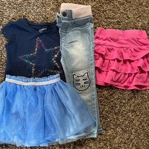 A lot of 4 items for your little girl 🌷